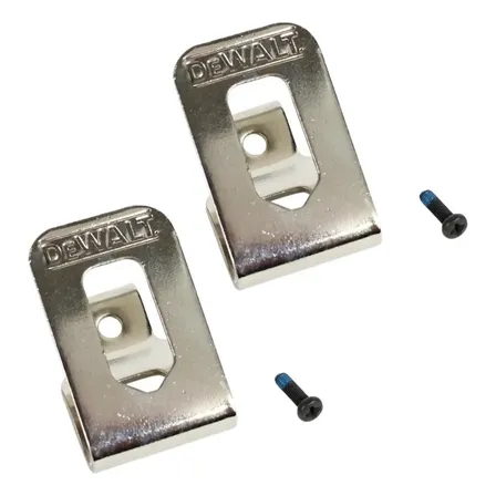 Kit 2 Presilhas Prender Cinto P/paraf Dewalt Dcd776 Original