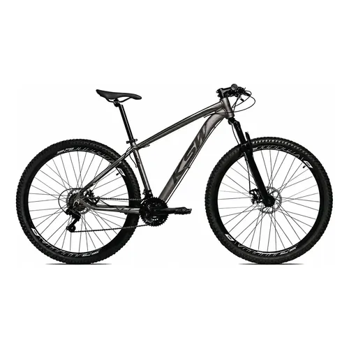 Bicicleta Aro 29 Ksw Xlt 24v Disco Câmbios Index Grafite/preto 21 29