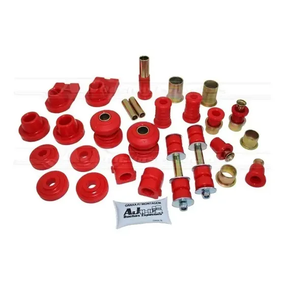 Opala 1980 A 1987 Kit De Buchas Dianteiro Poliuretano 21pç