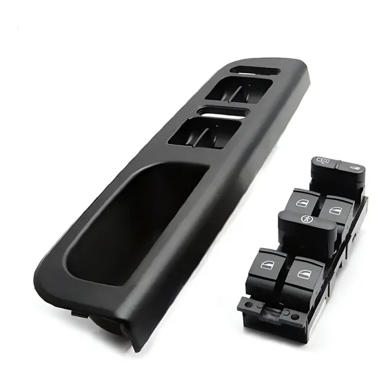 Moldura Puxador Porta + Botão Vidro Eletr Golf Passat Bora