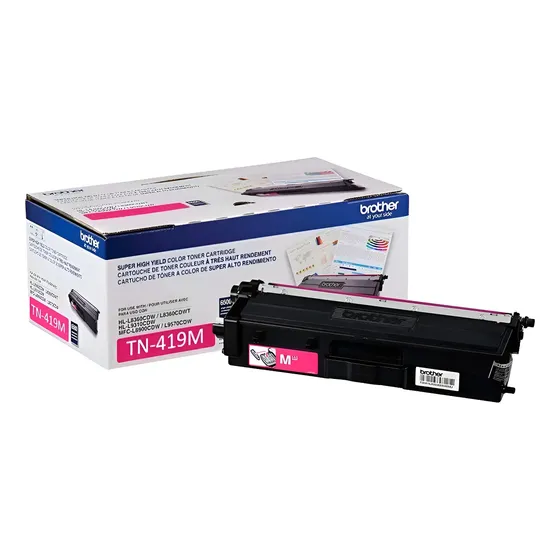 Toner Original Brother Tn419 Tn-419m L8610 L8360 Magenta