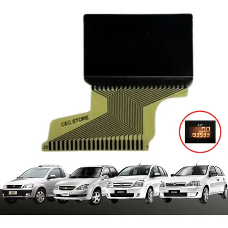 Display Lcd Painel Chevrolet Gm Corsa Montana Meriva Celta