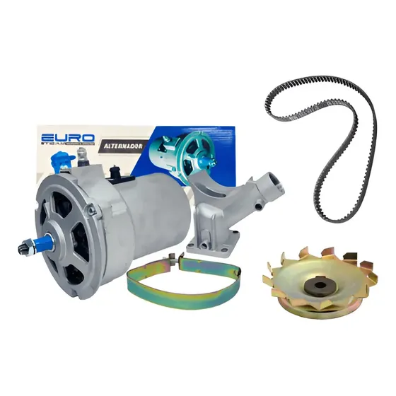 Kit Alternador Fusca Kombi Brasilia 55 Amp Novo Modelo Bosch