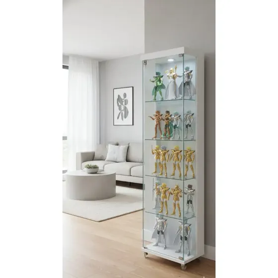 Vitrine Torre Expositor Comercio Bijuteria Loja Branco
