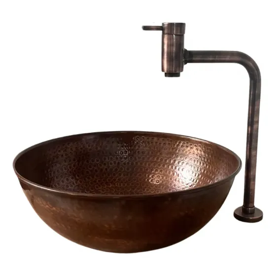 Torneira E Cuba De 8 Litros + Valvula Cobre Artecobre Cia