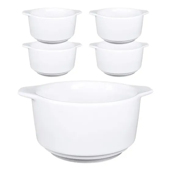 Ramequim Liso De Porcelana C/alça 200 Ml Caixa C/20 Pcs