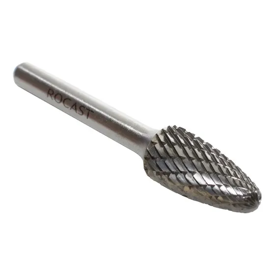 Lima Rotativa Metal Duro Árvore Arredondada 12mm Rocast