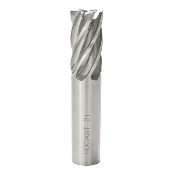 Fresa De Topo Aço Rápido 6 Cortes 21mm Rocast