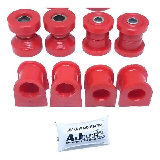 Uno 1.5r 1.6r Kit De Buchas Dianteiro Poliuretano 10pç