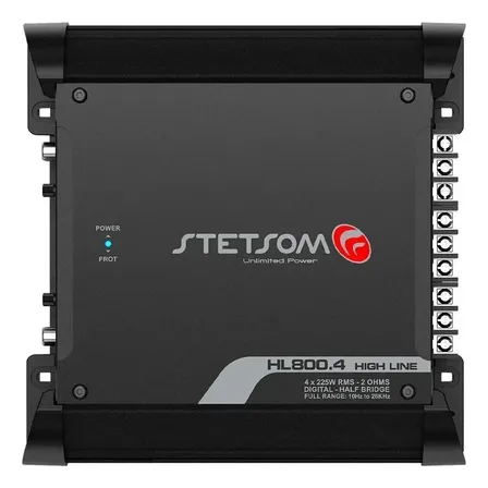 Modulo Stetsom Hl800 4 Canais 800w Rms 2 Ohms