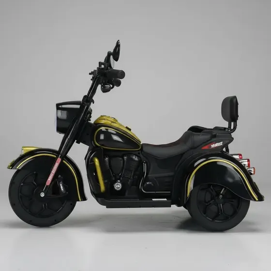 Moto Elétrica Grande Infantil Menino Menina Preta