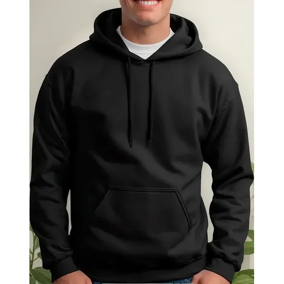 Moletom Canguru Liso Básico Casaco Blusa De Frio Agasalho