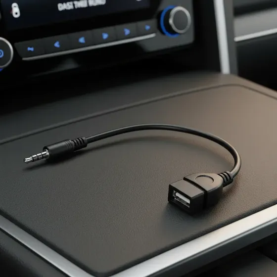 Cabo De Audio P2 Macho X Usb Femea 20cm Radio Carro Som