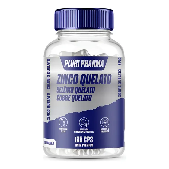 Zinco 30mg + Cobre 2mg + Selenio Quelato 200mcg C/135 Cps