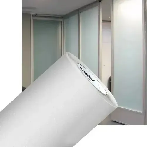 Película Adesiva Jateada Para Vidro Cristal C/1,00 X 5,00 M
