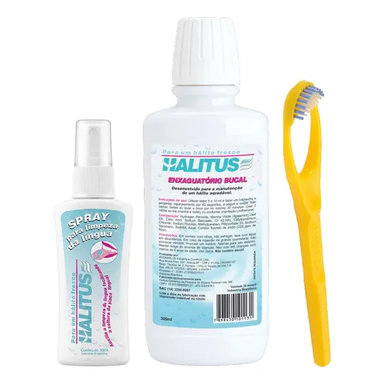 Mini Kit - Produtos Halitus (para Durar 01 Ou 02 Meses)