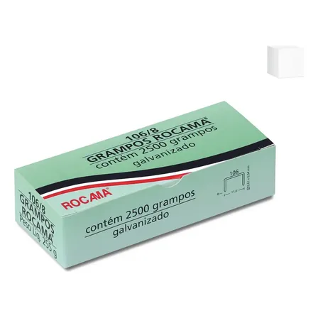 Rocama - Caixa Com 2500 Grampos 106/8