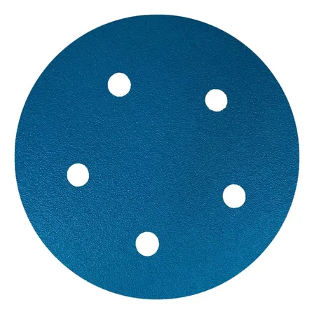 Disco Lixa Azul P/ Lixadeira Roto Orbital 125mm 5'' Com 10un 150