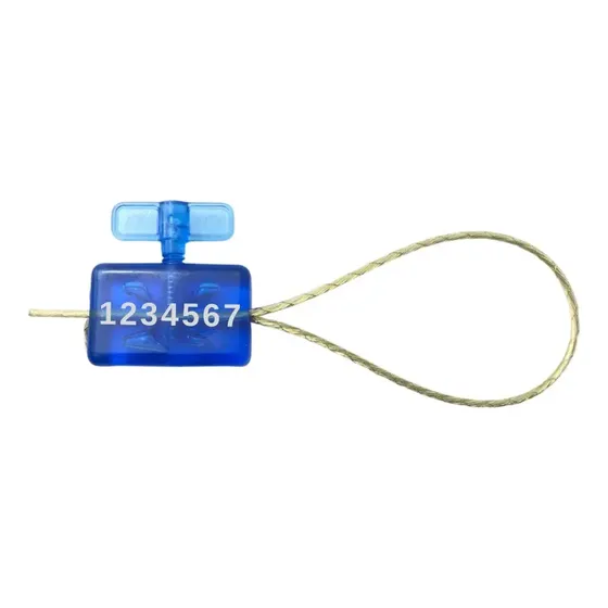 Lacre Cordoalha De Aço Numerado - Manivela - 30cm - 100 Und