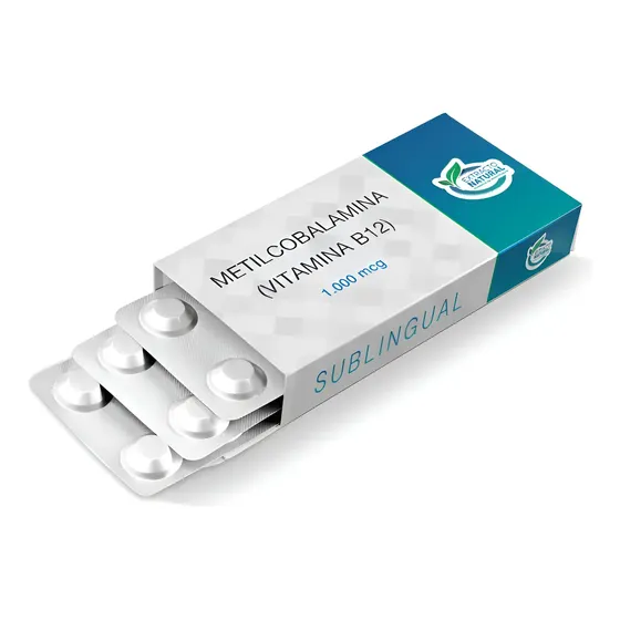 Metilcobalamina Vitamina B12 1.000mcg 180cps Sublingual