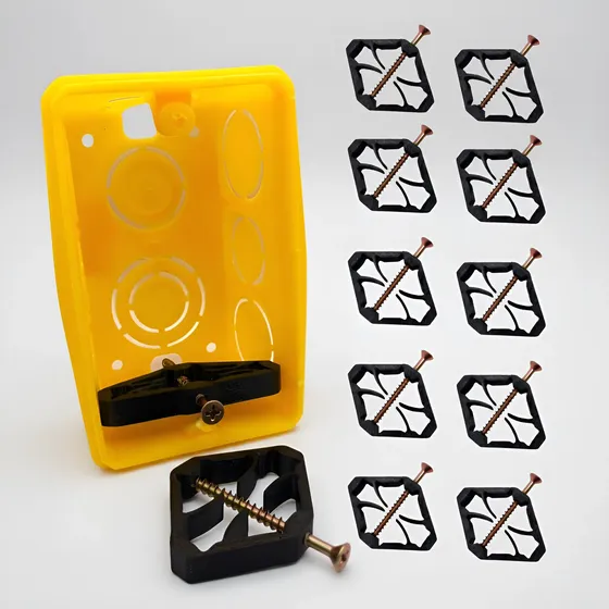 Salva Caixinha 4x2 Reparo De Abas Tomada Quebrada Kit 10un