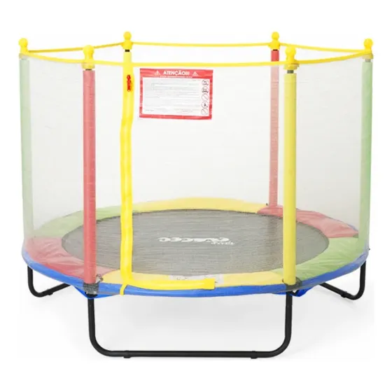 Cama Elástica Infantil Pula Pula Trampolim 1,52m Replay Kids