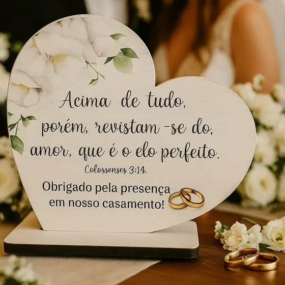Kit 30 Lembrancinhas Casamento Pronta Entrega Branco Mdf