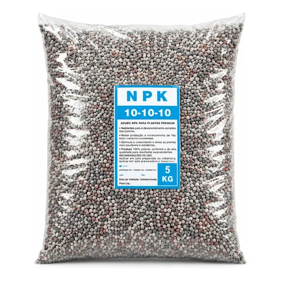 Adubo Fertilizante 5kg Npk 10 10 10 Plantas Cactos Orquídeas