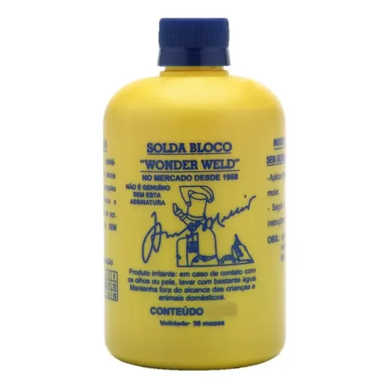 Solda Bloco Wonder Weld 500ml (veda Vazamento De Água)
