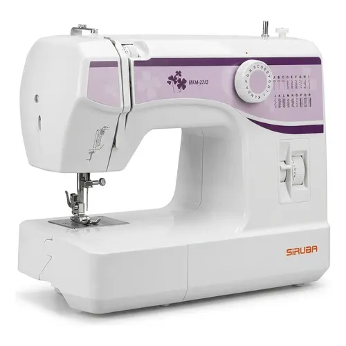 Maquina De Costura Portátil Reta Branca Doméstica + Brinde