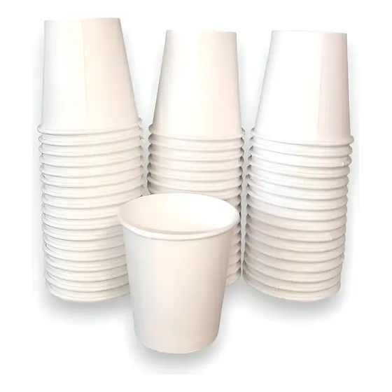 Copo De Papel 100ml Branco 200un Térmico Biodegradável Café