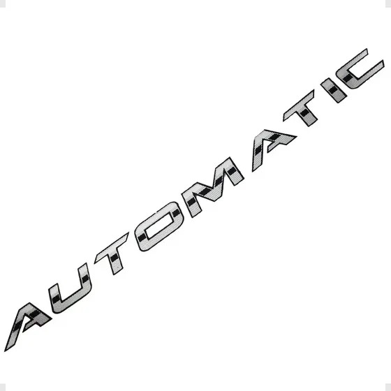 Emblema Adesivo Automatic Toyota Hilux Cromado