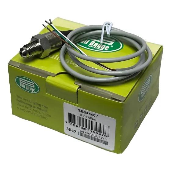 Transdutor De Pressão Full Gauge Sb69 500v 0,5-4,5v 500psi