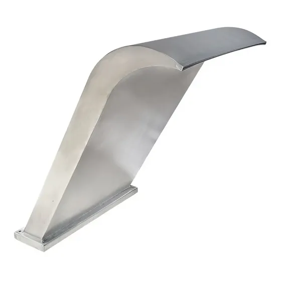 Cascata Inox Piscina Wave Iguaçu Plus + 12 X Sem Juros