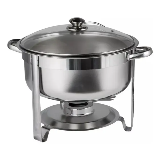 Rechaud Redondo Primopro Premium 7,5 Litros Tampa De Vidro