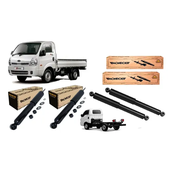 4 Amortecedor Dianteiro + Traseiro Bongo K2500 K2700 04 A 25