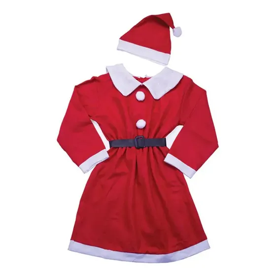 Mamae Noel Roupa De Veludo Para Natal Natlino Com Gorro
