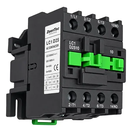 Contator Tripolar 25a 220v 3p+1na Lc1-d2510 Zeentec 220v