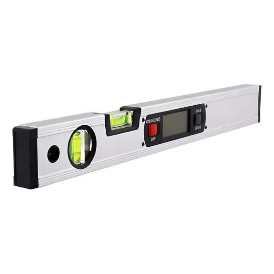Nível Digital Lcd Inclinômetro Com Base Magnética 360 Graus