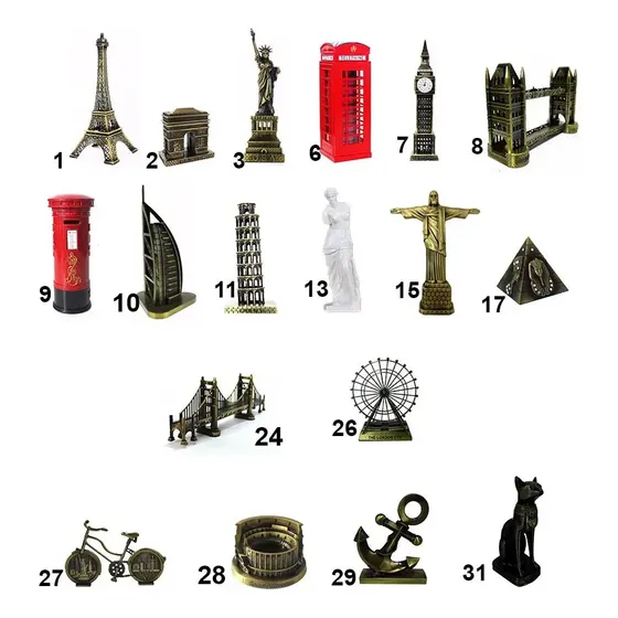 Kit Divertido Completo Miniatura Decoração