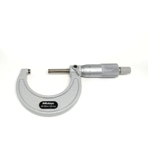 Micrômetro Mecânico Mitutoyo 25-50mm Com Calibração