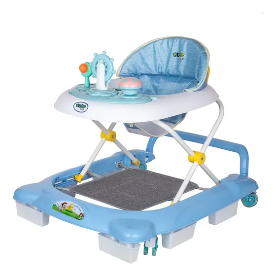 Andador Infantil Musical Para Bebê La Bamba Azul - Maxi Baby Azul