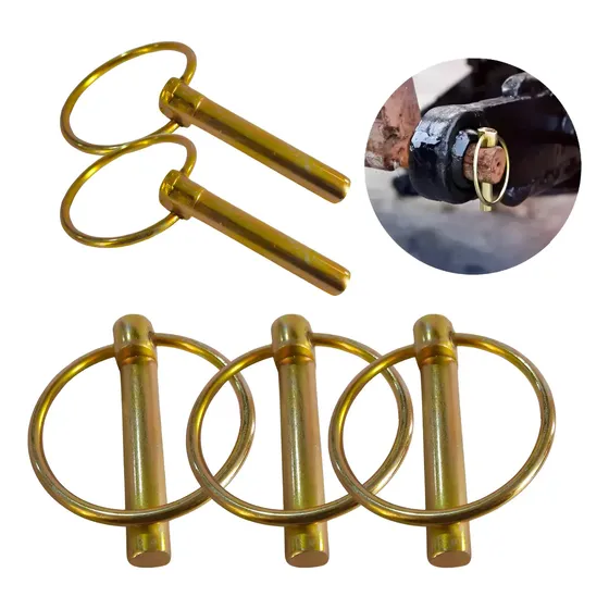 5 Quebra Dedo 3/8 Pino Trava C/ Argola Trator Implementos