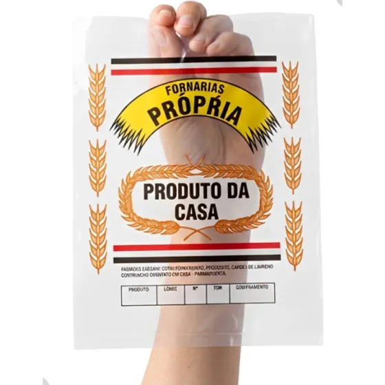 Saco Para Pão Produto Da Casa 18x35cm C/1.000