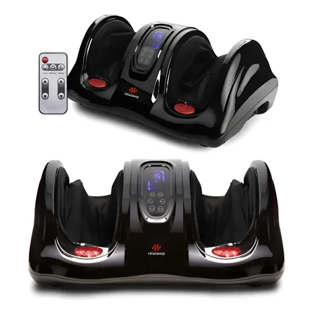 Massageador Pés E Pernas Bivolt Foot Massager Profissional Bivolt Preto