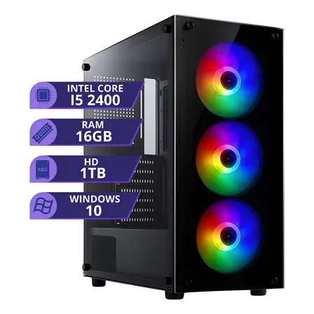 Pc Gamer Computador Cpu Intel I5 Hd 1tb Memoria Ram 16gb 1 Tb 16 Gb Placa Integrada