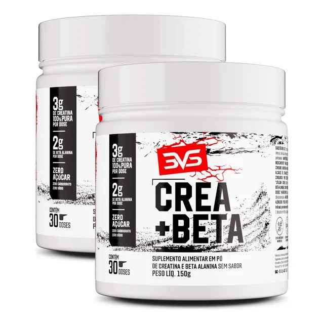 2 Unidades Da Creatina + Beta Alanina Fórmula Avançada
