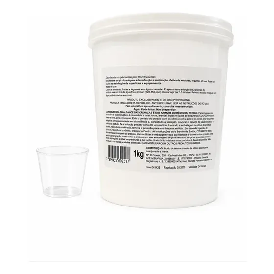 Sanitizante Em Pó 1kg Limpeza De Máquinas Taylor (01 Un)