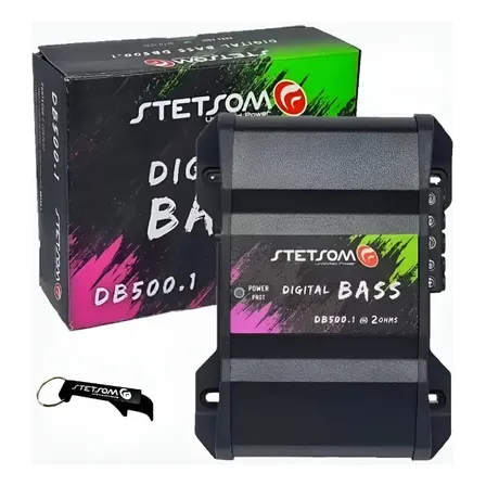Modulo Amplificador Stetsom 500w Db500.1 2 Ohms 1 Canal Novo