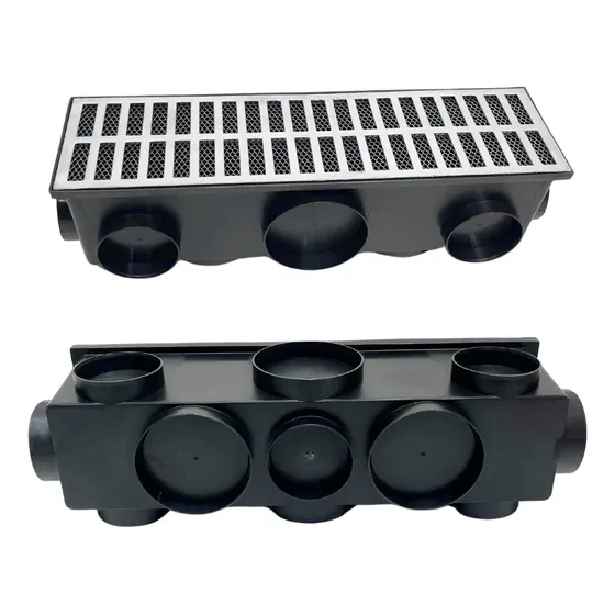 Ralo Completo Externo Aluminio 15x50 Com Tela E 11 Saídas